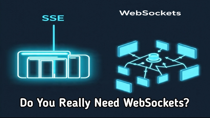 기사 이미지: 왜 WebSocket이 대부분의 실시간 앱에서 과잉 대응인지