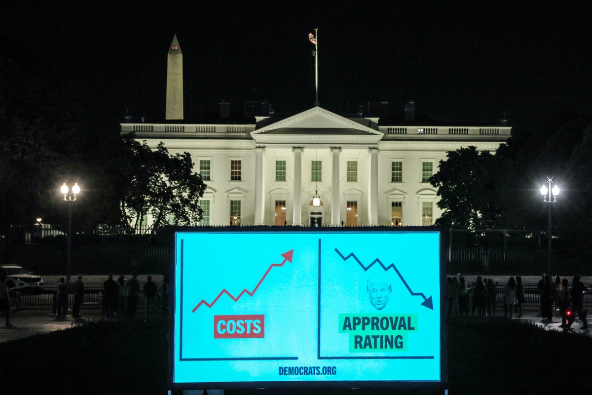 Image for the article: More than half of Americans say the economy has become worse under Trump, poll finds