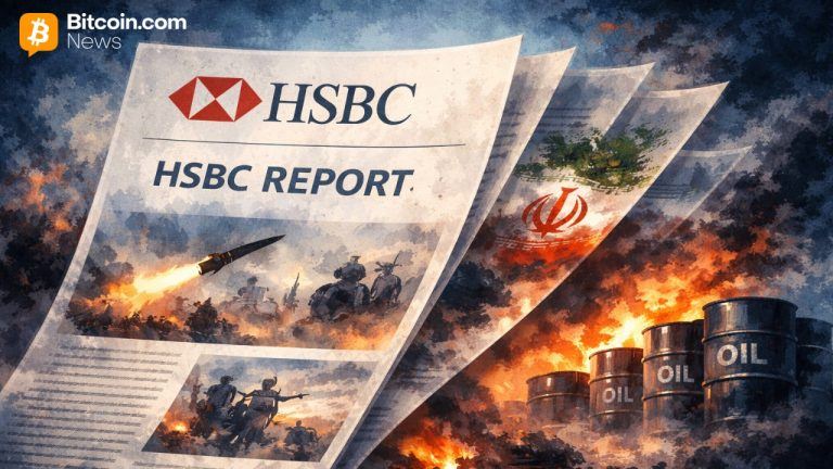 Изображение к статье: HSBC заявляет, что длительный конфликт в Иране приведет к росту цен на нефть, золото и доллар США, но нанесет ущерб акциям