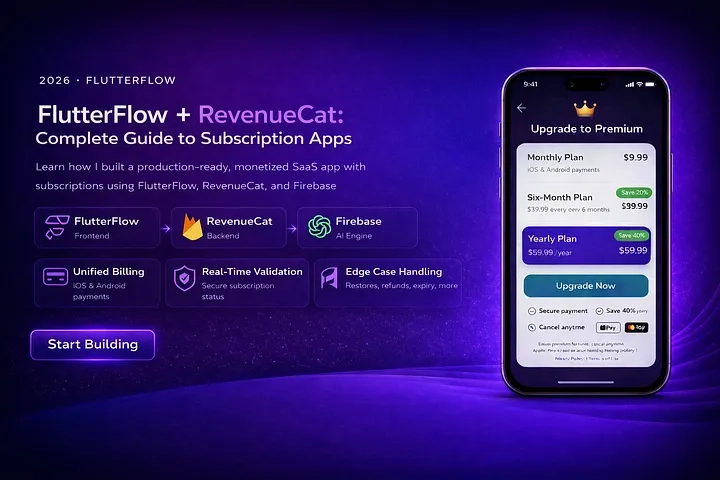 文章配图： FlutterFlow + RevenueCat：订阅应用完整指南”