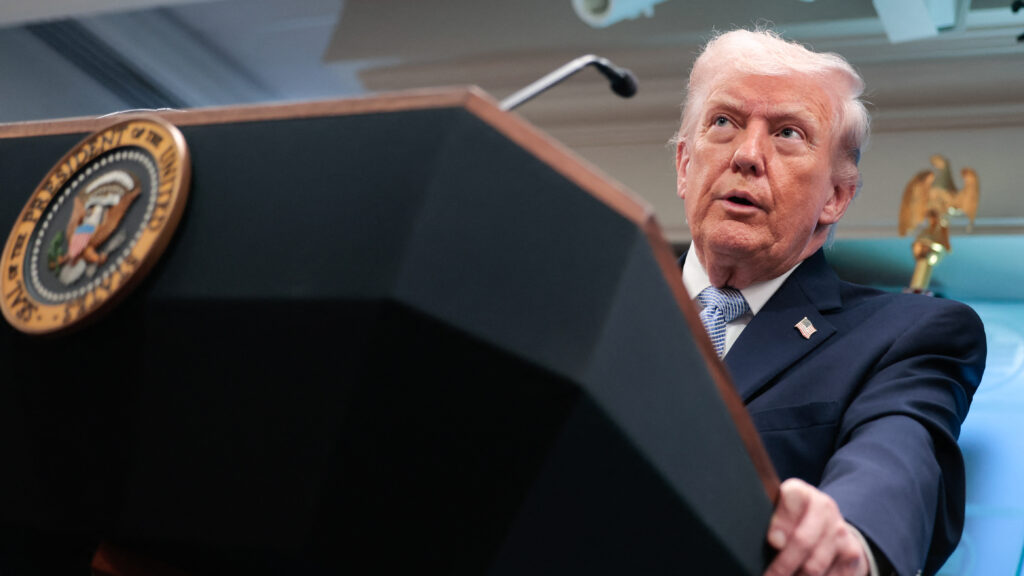 Image for the article: STAT+: Trump promised to clamp down on health insurers. His policies are enriching them