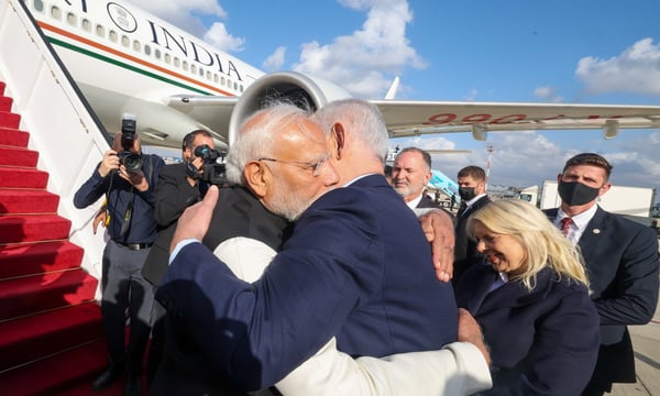 Image for the article: Modi Puts India Firmly in the Israel-US Camp
