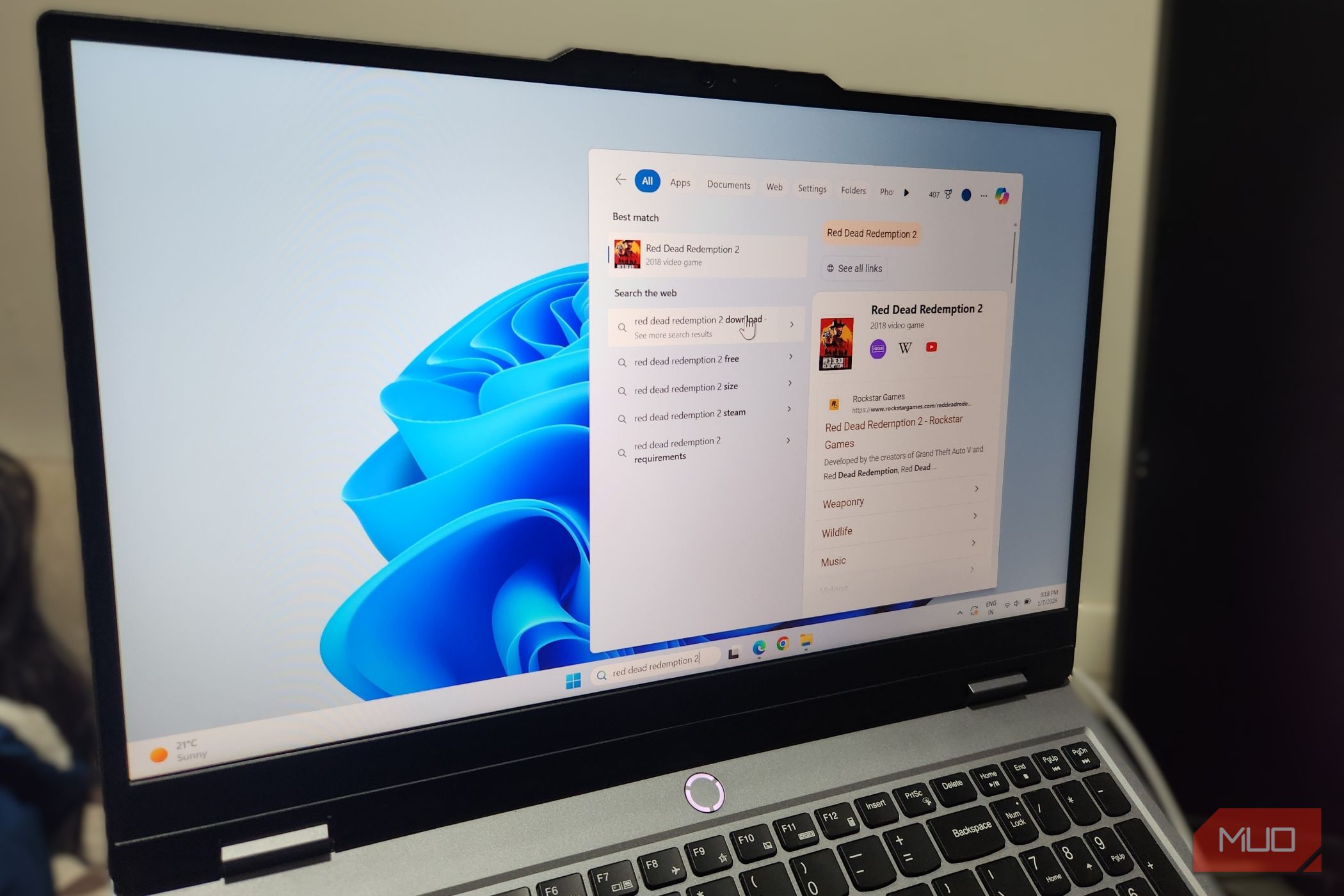Изображение к статье: Я наконец-то исправил раздражающую задержку поиска в интернете в моем меню «Пуск» с помощью одного изменения в реестре
