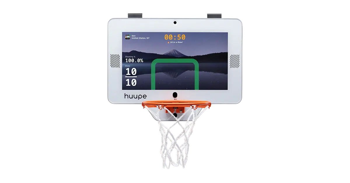 Image for the article: I tried the Huupe mini, a pricey smart basketball hoop. Is it worth it?