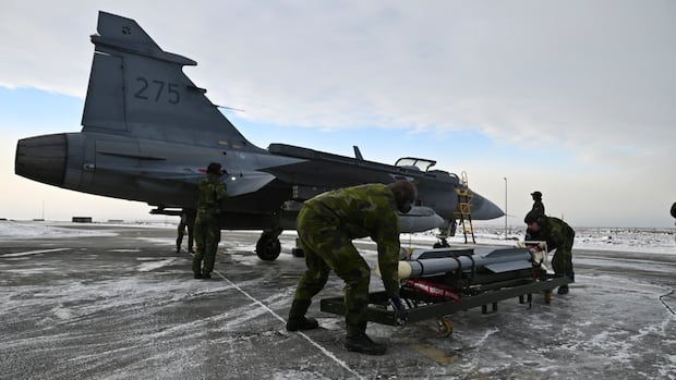 Image for the article: U.S. could hold a 'red card' over Canada's Gripen fighter jet option