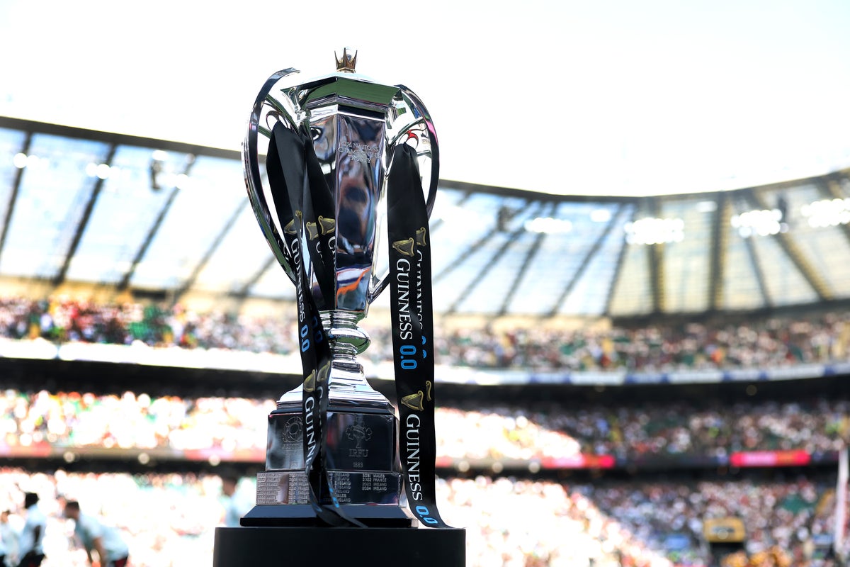 Image for the article: Six Nations trophy to be retired after fire causes severe damage
