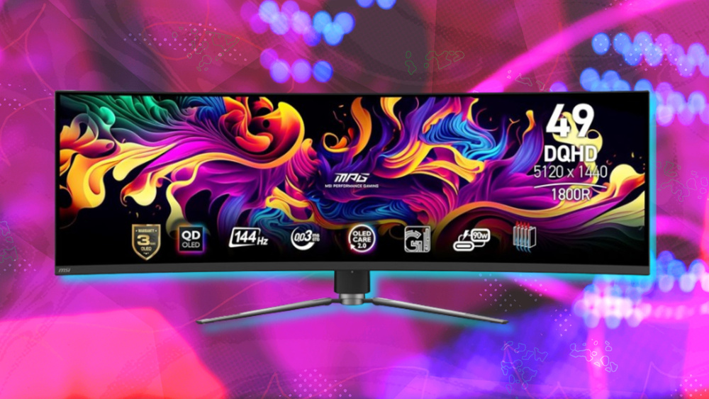 Image for the article: Take $100 off MSIs stunning 49-inch curved OLED gaming monitor