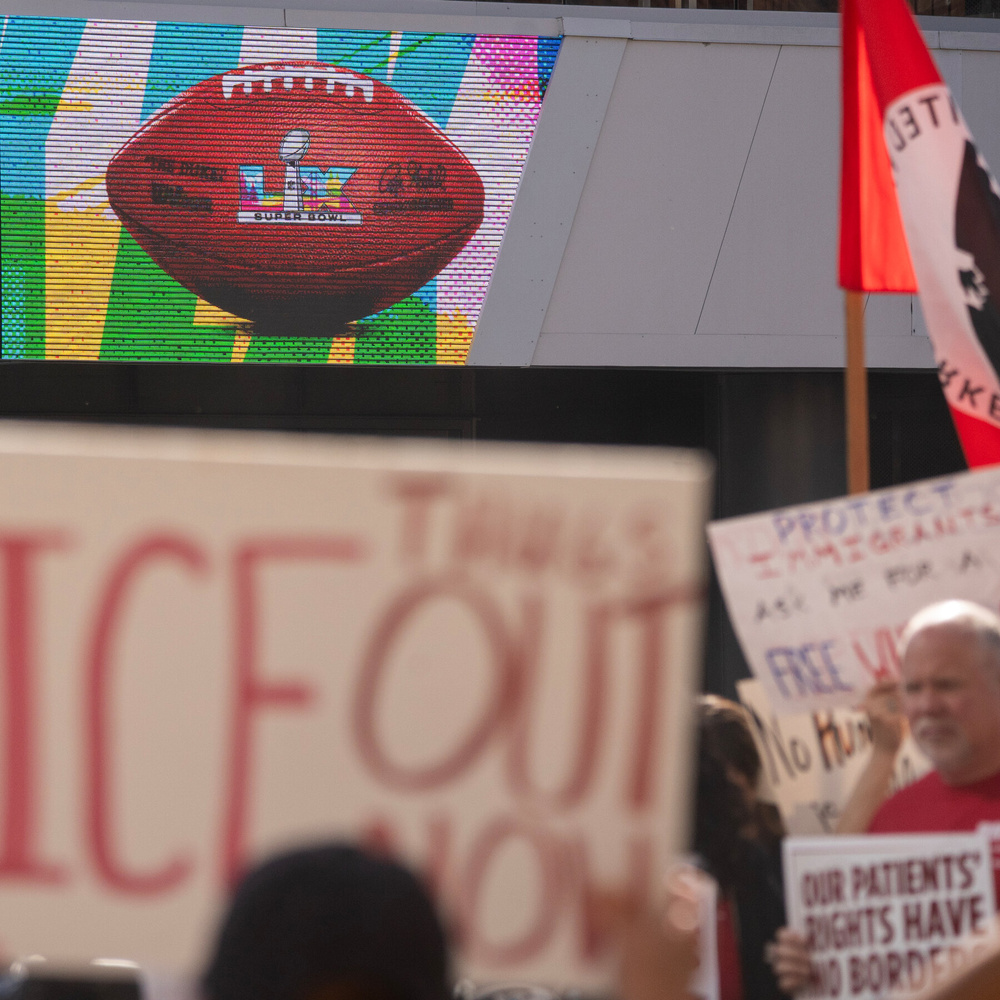 Image for the article: San Francisco Bay Area Is Skeptical ICE Won’t Target the Super Bowl
