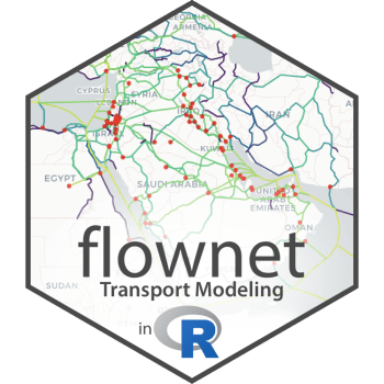 Image for the article: Introducing flownet: Efficient Transport Modeling in R