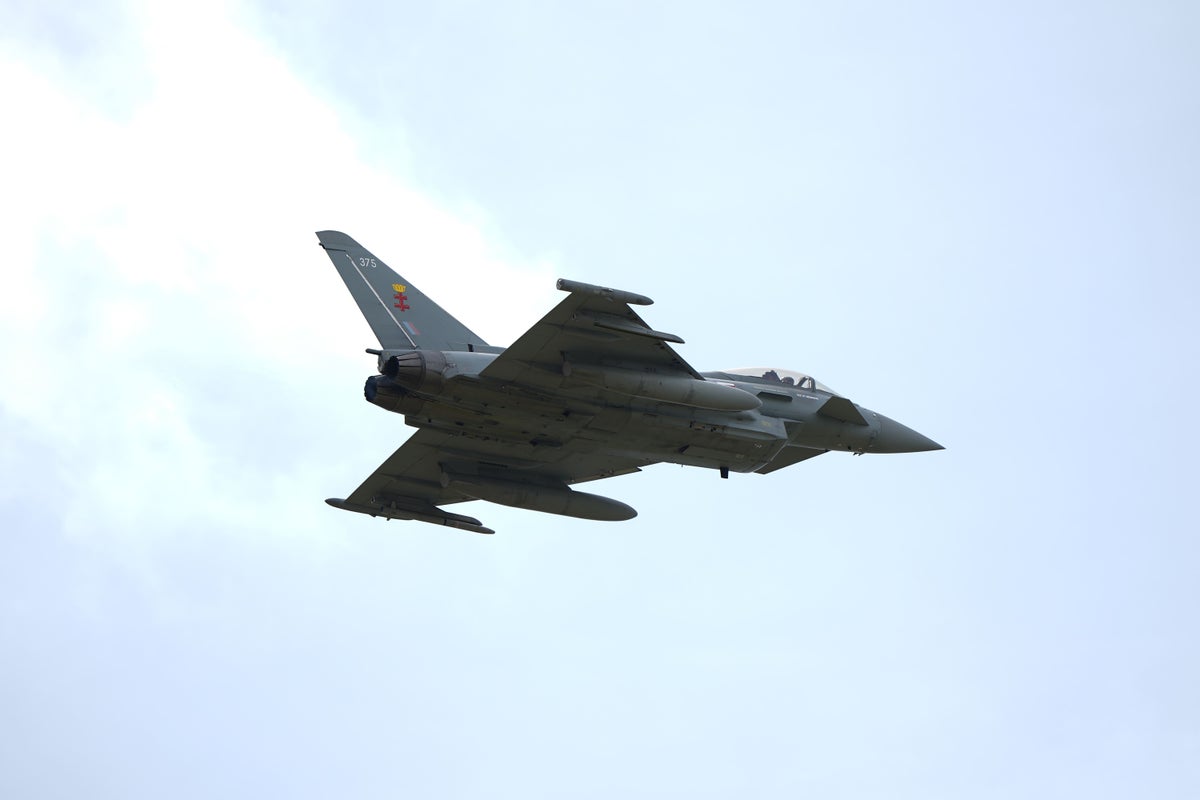 Image for the article: UK fighter jet shoots down Iranian drone flying towards Qatar