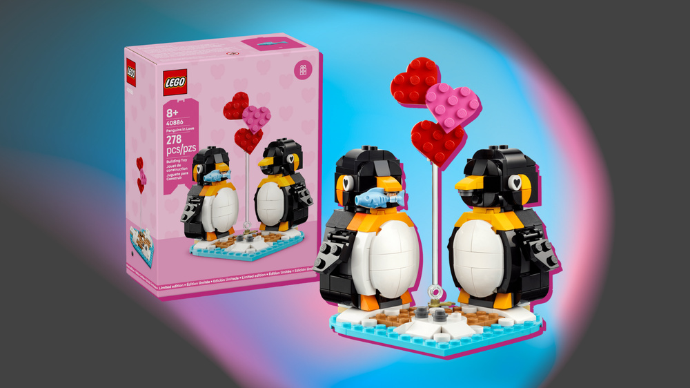 Image for the article: How to get the free Valentines Day Lego: The Penguins in Love set is too cute to not grab