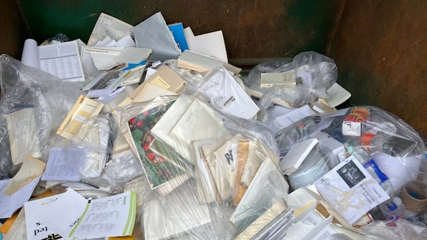Image for the article: 10,000 books tossed at Ontario school. Librarians say there are other ways to give books a second life