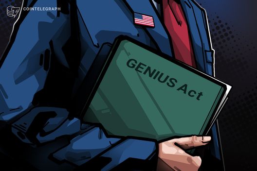 Изображение к статье: Казначейство США продвигает закон GENIUS, уделяя особое внимание незаконному финансированию.