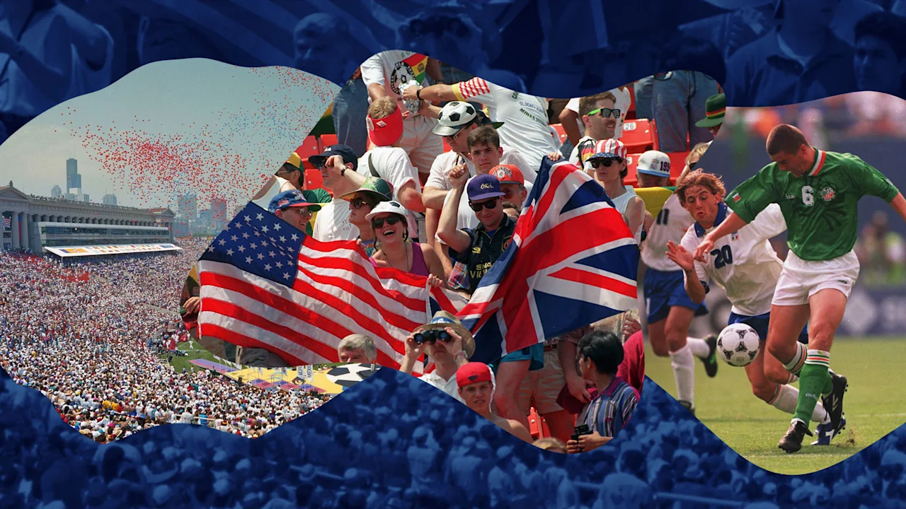 Изображение к статье: Каково было последний раз, когда США принимали чемпионат мира? Создатель 'Men in Blazers' Роджер Беннетт вспоминает свой опыт