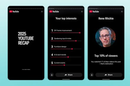 Image for the article: YouTube’s new Recap feature turns your watch history into a personality