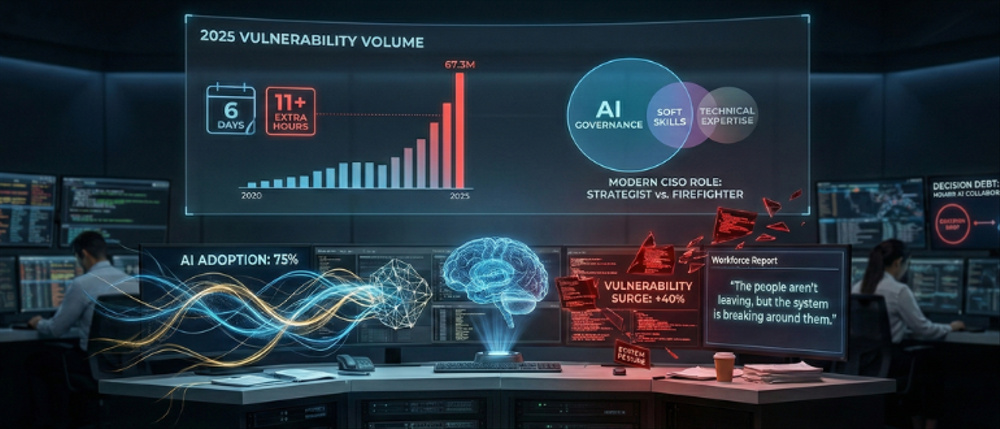 Изображение к статье: «Шестидневная» неделя безопасности: внедрение ИИ разжигает кризис лидерства