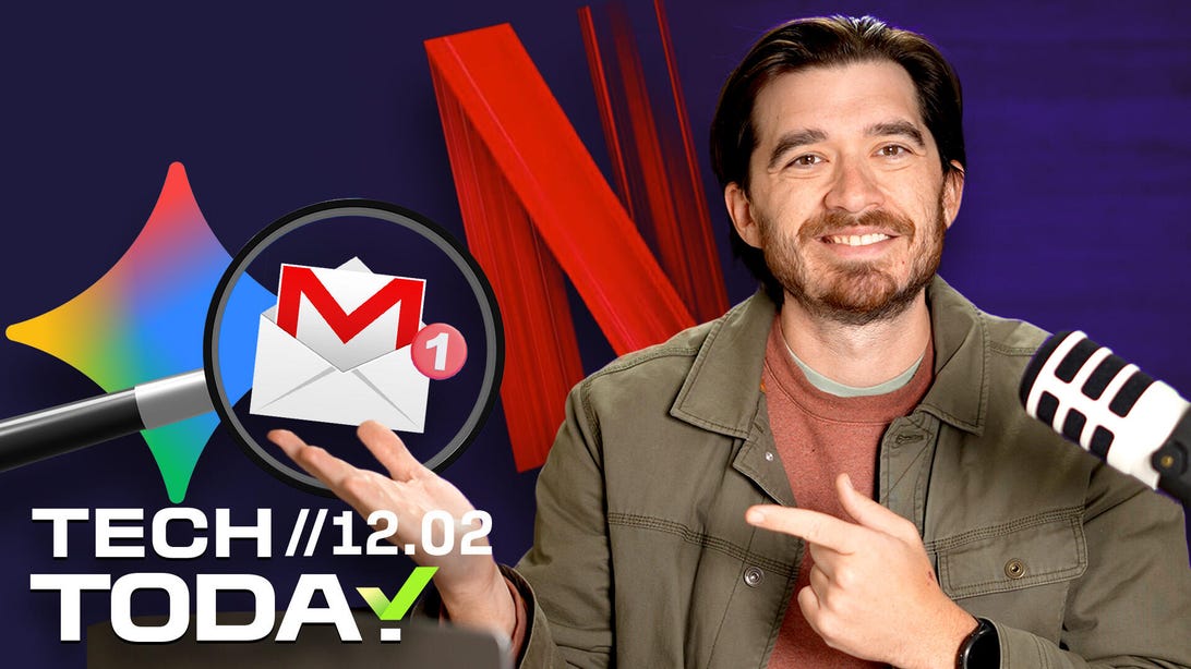 Image for the article: Gemini's Connection to Gmail, NY Law Tackles 'Algorithmic Pricing' and Netflix Quietly Removes Feature | Tech Today video