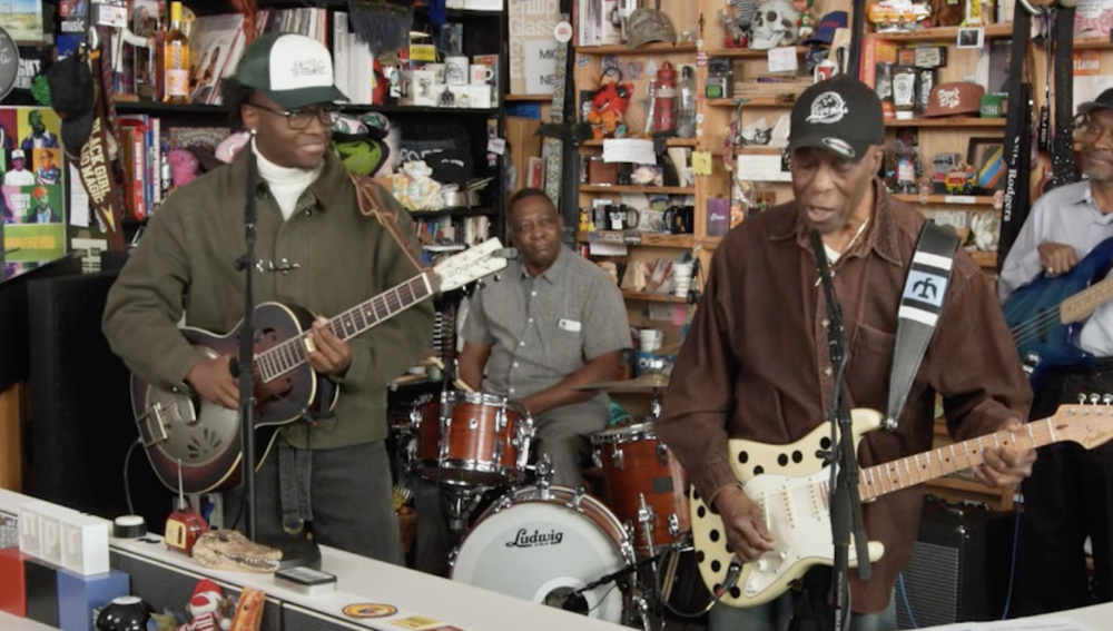Image for the article: Watch Buddy Guy tear it up at 89 on NPR's Tiny Desk