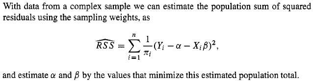 Image for the article: Survey Statistics: sampling-weighted loss
