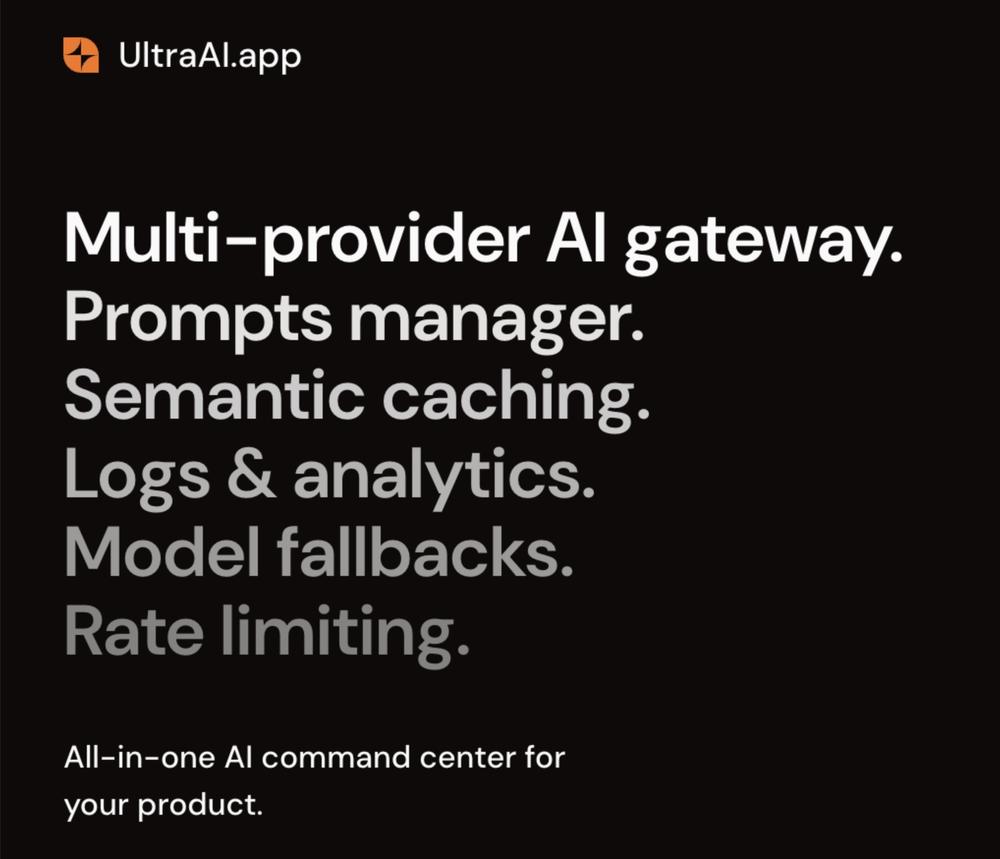 Изображение к статье: Ultra AI - Центр управления AI для вашего продукта