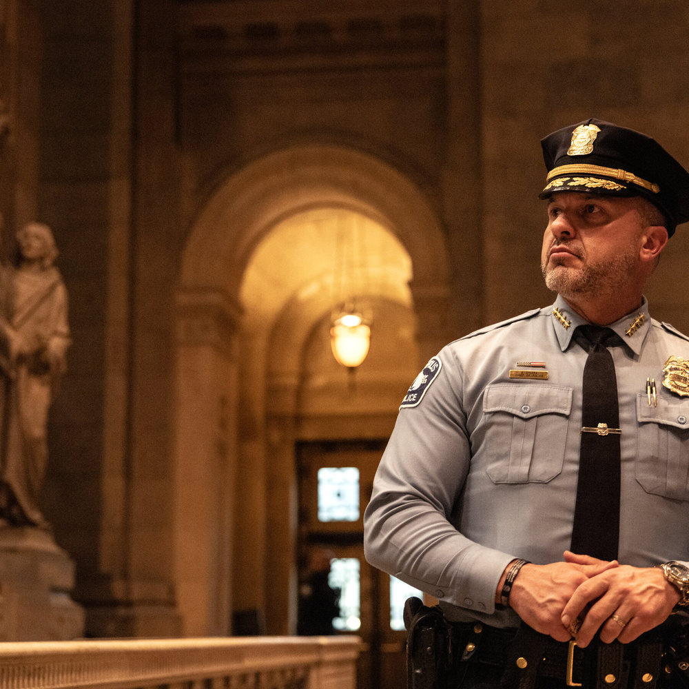 Image for the article: Minneapolis Police Chief Fears Long-Term Damage From Immigration Crackdown