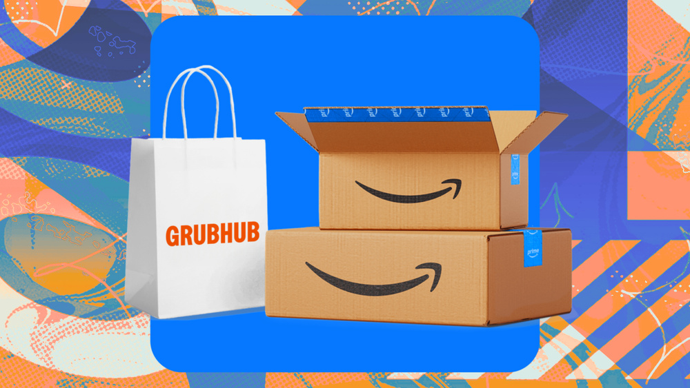 文章配图： 亚马逊 Prime 会员可在下次满 15 美元的 Grubhub 外卖订单中节省 5 美元——方法如下。