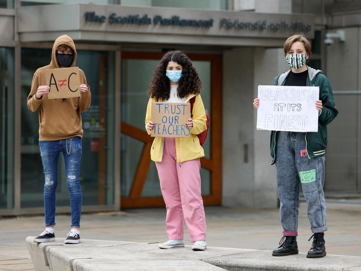 Image for the article: Voices: As an A-level student, I am furious that the government has set us up to fail