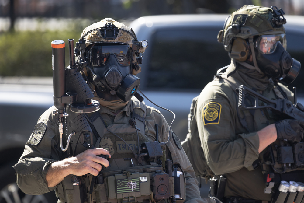 Image for the article: Judge Censored an ICE Agent’s Face Over “Threats.” His Info Was a Google Search Away.