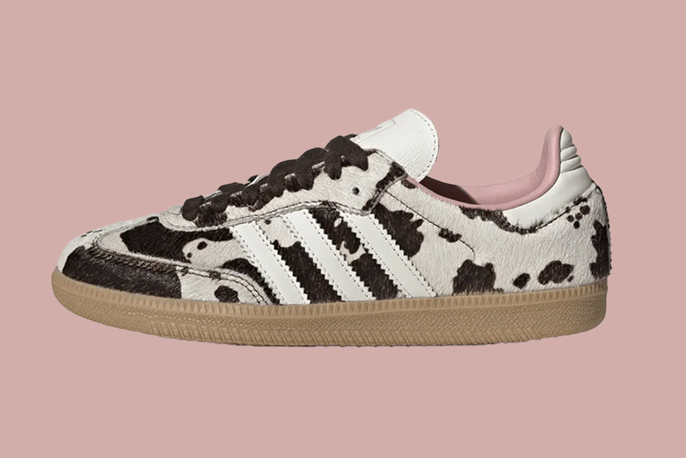 Image for the article: These £30 cow-print trainers are just like the viral Adidas sambas