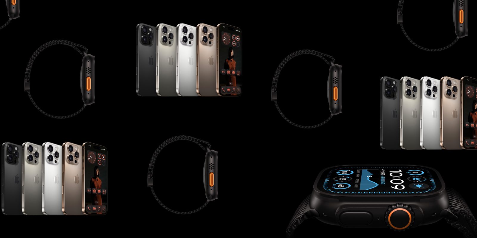 Изображение к статье: Скидки: Черный Apple Watch Ultra 2, черная milanese петля, iPhone 16 Pro до $175 скидки, ноутбук MacBook Air M4 и другие