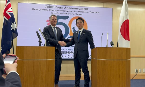 Image for the article: Japan and Australia Deepen Defense Ties Amid Middle East Turmoil and North Korea Missile Test