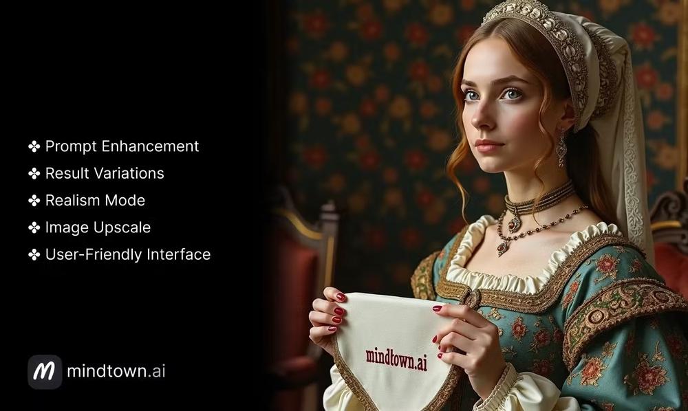 Image illustrant l'article : Mindtown AI - Plateforme de génération d'images basée sur le flux