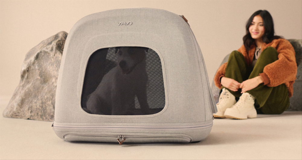 Изображение к статье: Сумка Crispin от Tavo дарит спокойствие родителям питомцев.