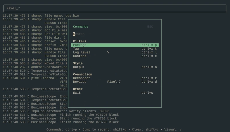 Изображение к статье: LazyLogcat уже доступен в Homebrew