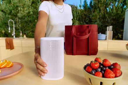 Изображение к статье: Sonos слила информацию о колонке с 24-часовой батареей.