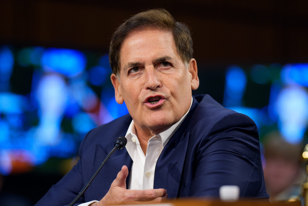 Image for the article: Mark Cuban says money won't change your misery — but it will change your stress