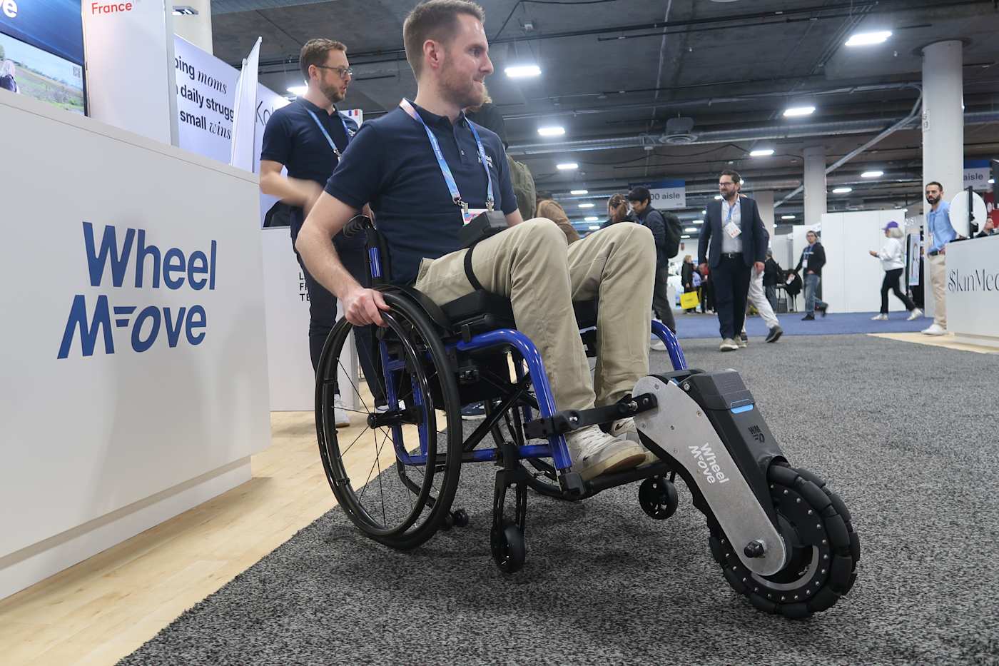 Image for the article: WheelMove gives manual wheelchairs the power and height to handle rough terrain