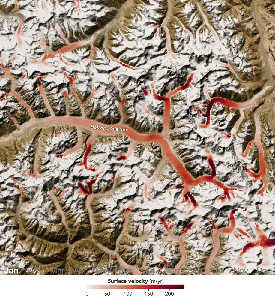 Image for the article: Tracking Glacial Change with Landsat and Radar