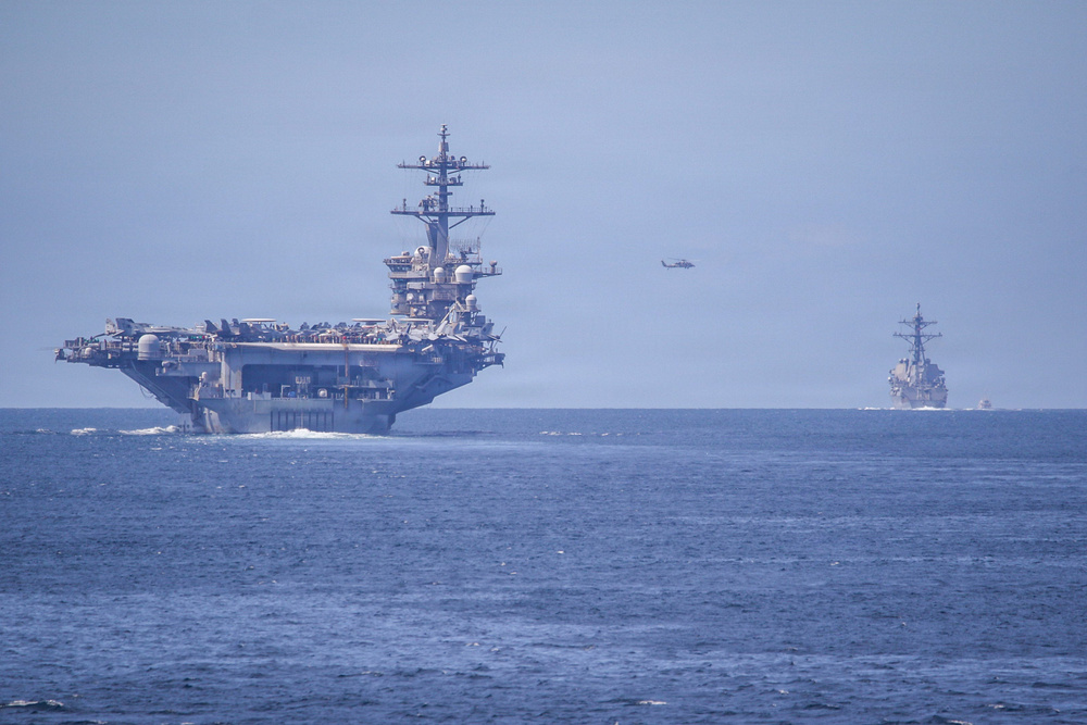 Image for the article: The US Navy is pulling more and more warships into its Middle East force buildup