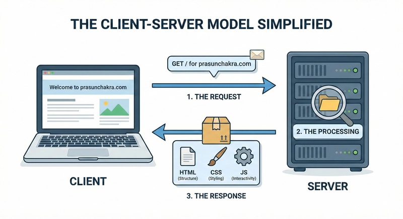 Image for the article: Demystifying the Web: Episode 1 The Journey of a web page from Browser to Screen
