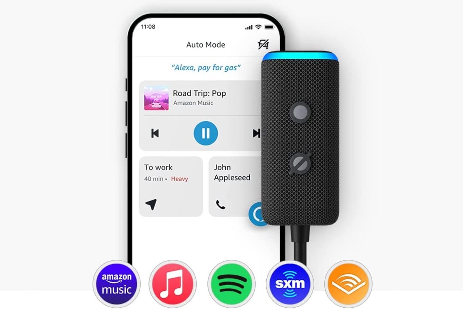 Image illustrant l'article : Votre Amazon Alexa peut désormais prendre place à côté de vous grâce à Echo Auto, dont le prix a atteint un niveau historiquement bas