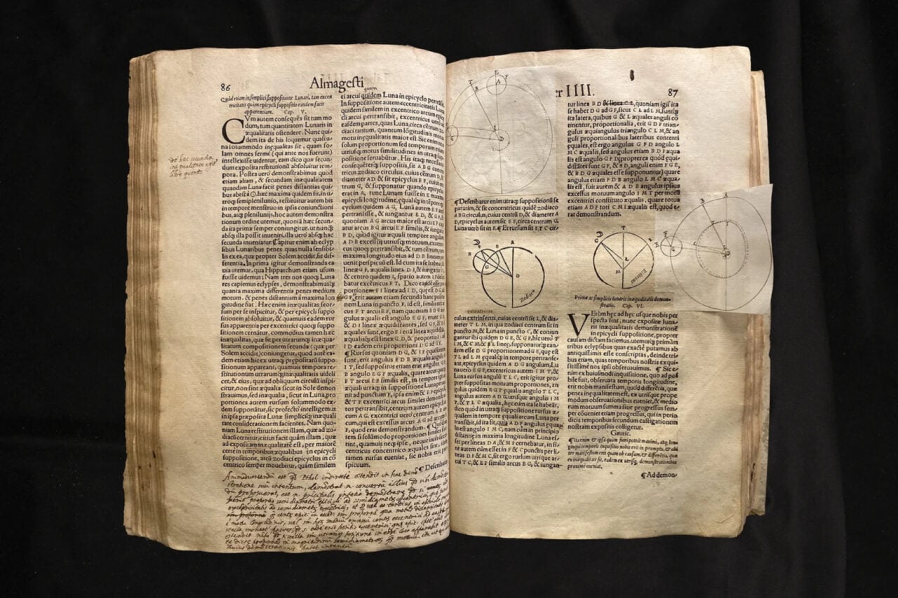 Image for the article: Historian Finds Copy of 16th-Century Astronomy Textbook—Belonging to Galileo