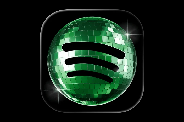 Изображение к статье: Spotify представляет новый логотип: диско-шар в честь своей «Вечеринки года (лет)»