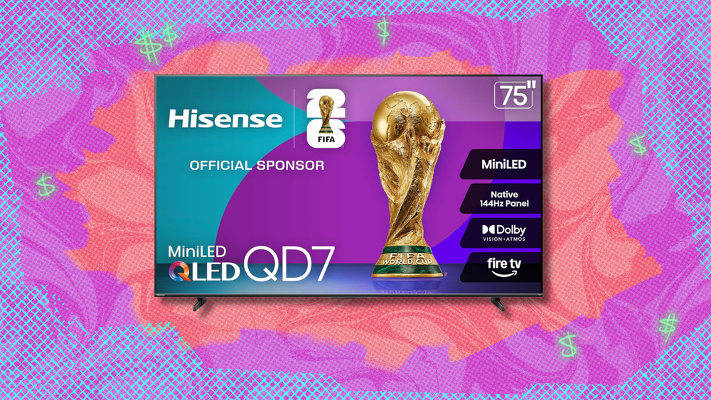 Image for the article: The Hisense 75-inch QD7 TV has dropped to its lowest-ever price at Amazon — save over $100