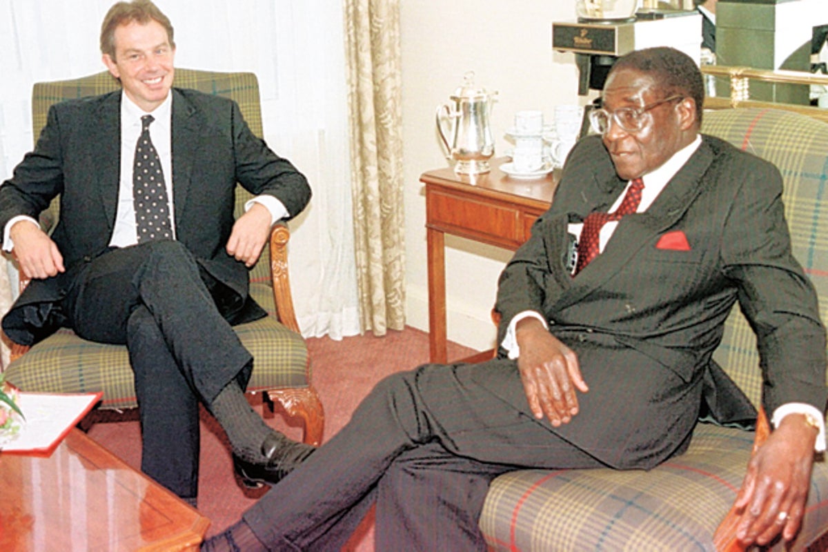 Image for the article: UK considered military overthrow of ‘depressingly healthy’ Robert Mugabe