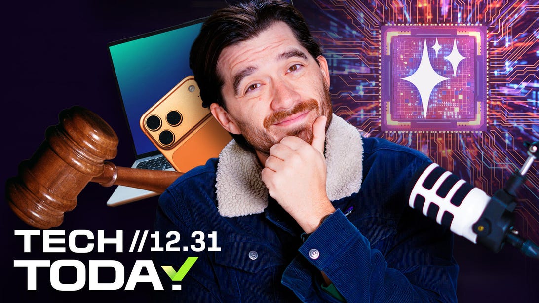 Image for the article: 2025 Tech Rewind: AI Domination, the Rise of 'Slop' and Court Victories | Tech Today video