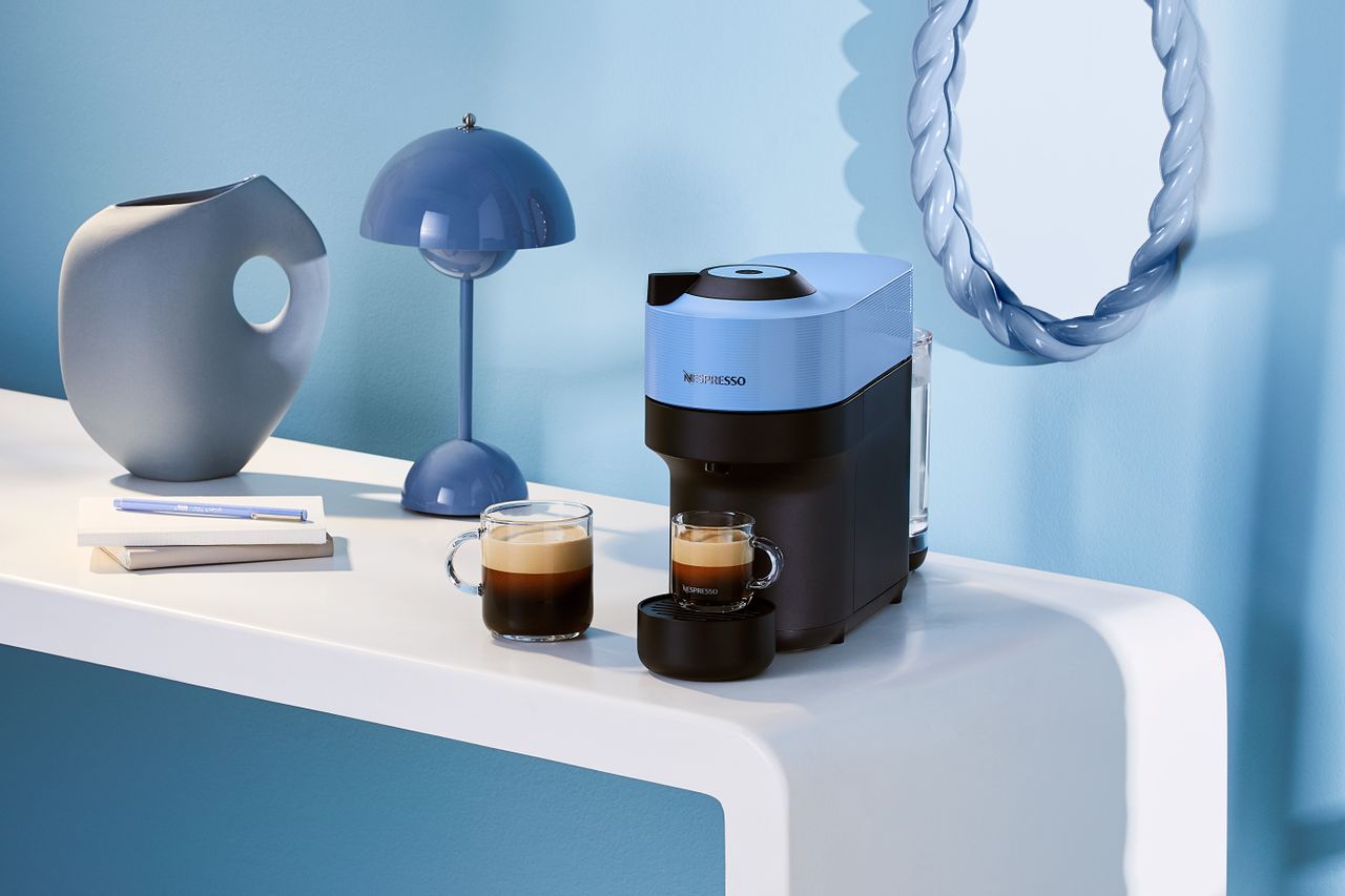 文章配图： 五星 Nespresso Vertuo Pop 在 Currys 现已近五折。