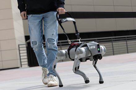 記事の画像： このロボット犬はChatGPTの魔法で話し、視覚障害者を案内します
