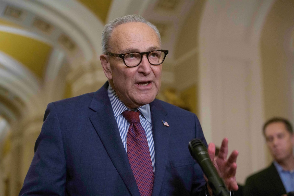 Image for the article: Chuck Schumer denies Trump’s claim it was his idea to rename Penn Station after the president: ‘Absolute lie’