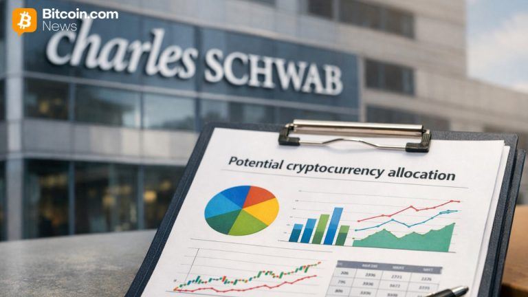Image for the article: Charles Schwab Identifies 2 Crypto Allocation Approaches Driving Bitcoin Weights as High as 22.4%